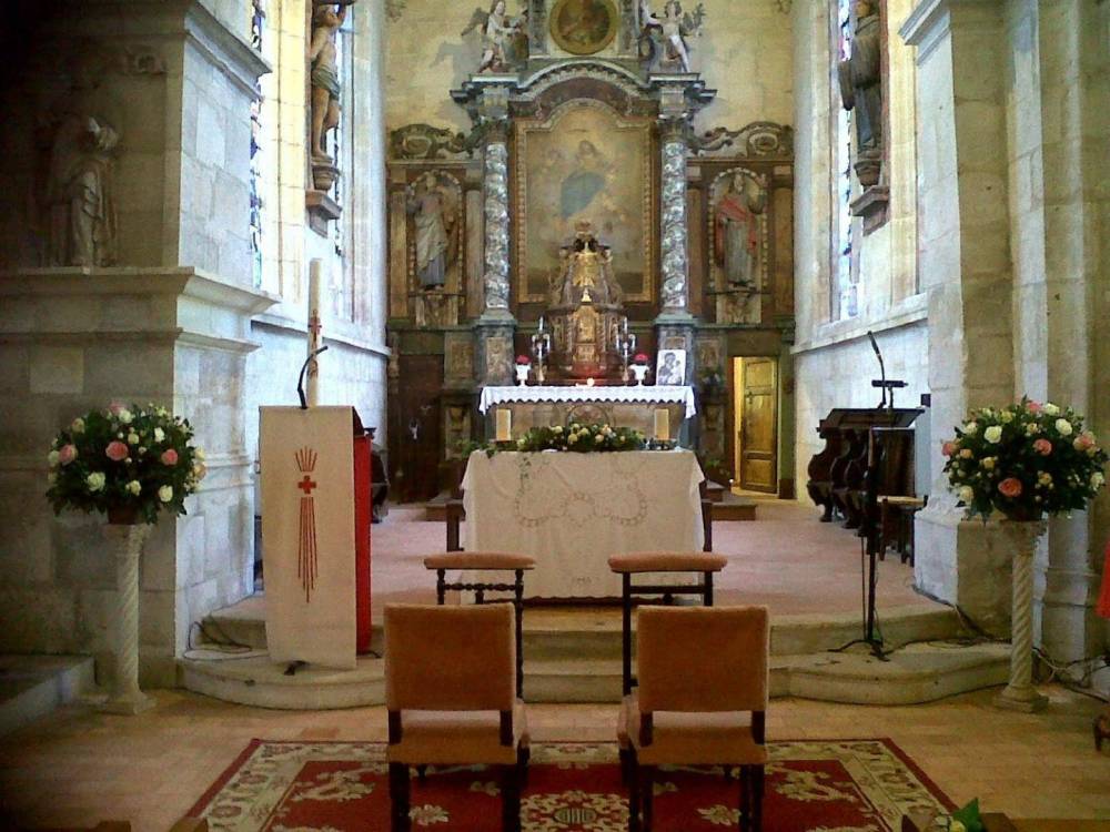 decoration eglise - mimosa (2)